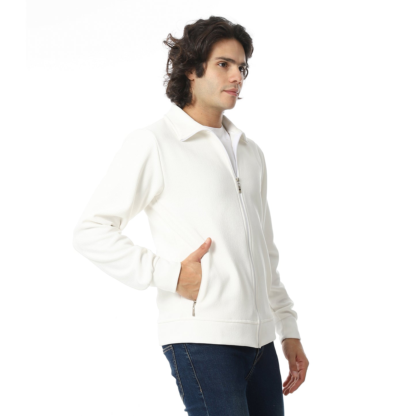 Casual Zipped Sweatshirt