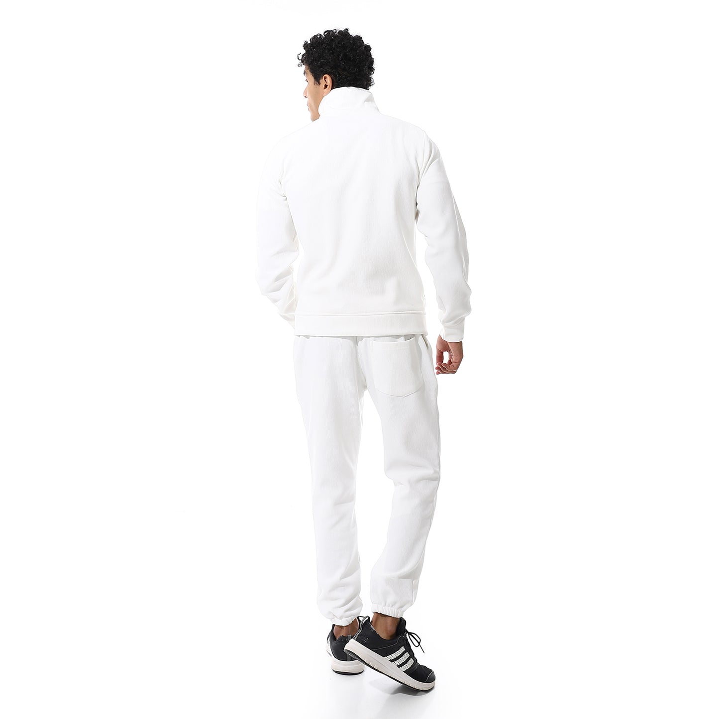 Zipped Casual Tracksuit Set