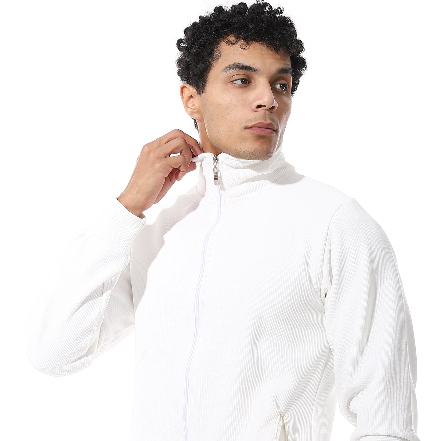 Zipped Casual Tracksuit Set