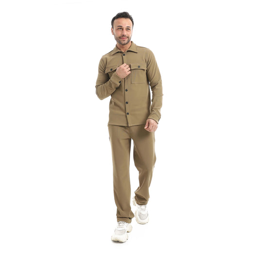 Suit Buttons + Pants