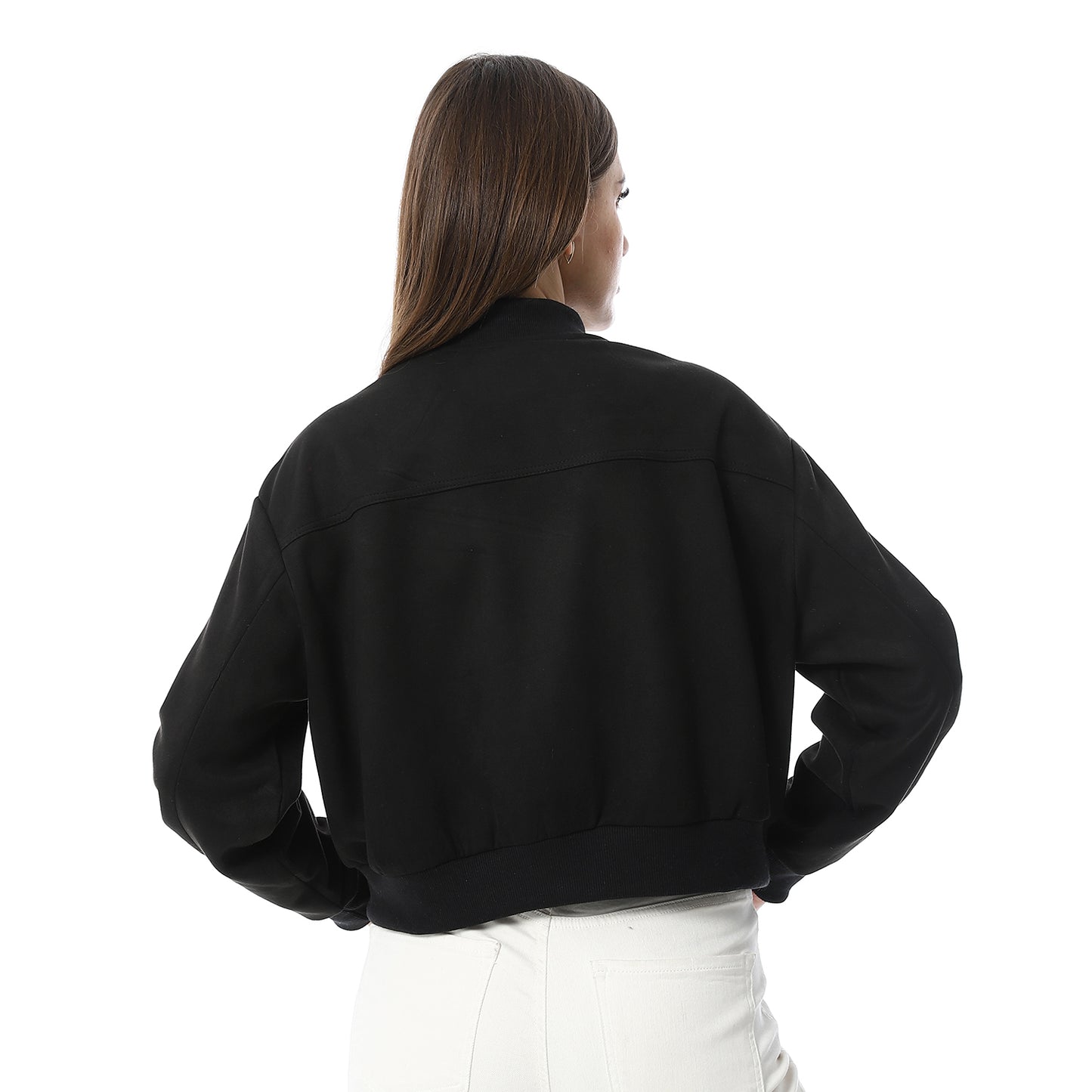 XTCY suede zip-up sweatshirt women