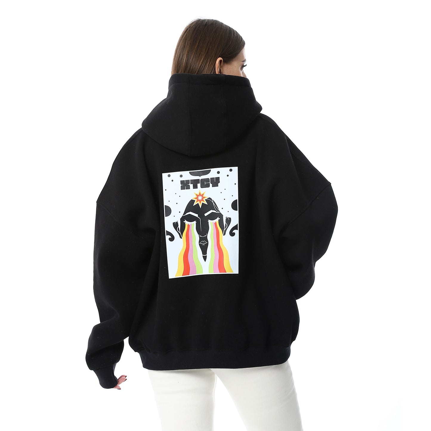 XTCY Milton Oversize Hooded Sweatshirt women