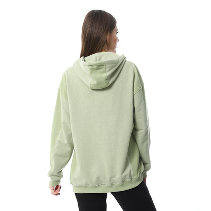 XTCY Summer Milton Hood Sweatshirt with Zipper Pocket Cut women