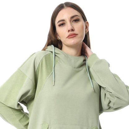 XTCY Summer Milton Hood Sweatshirt with Zipper Pocket Cut women