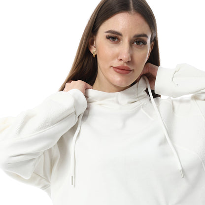 XTCY Summer Milton Hood Sweatshirt with Zipper Pocket Cut women