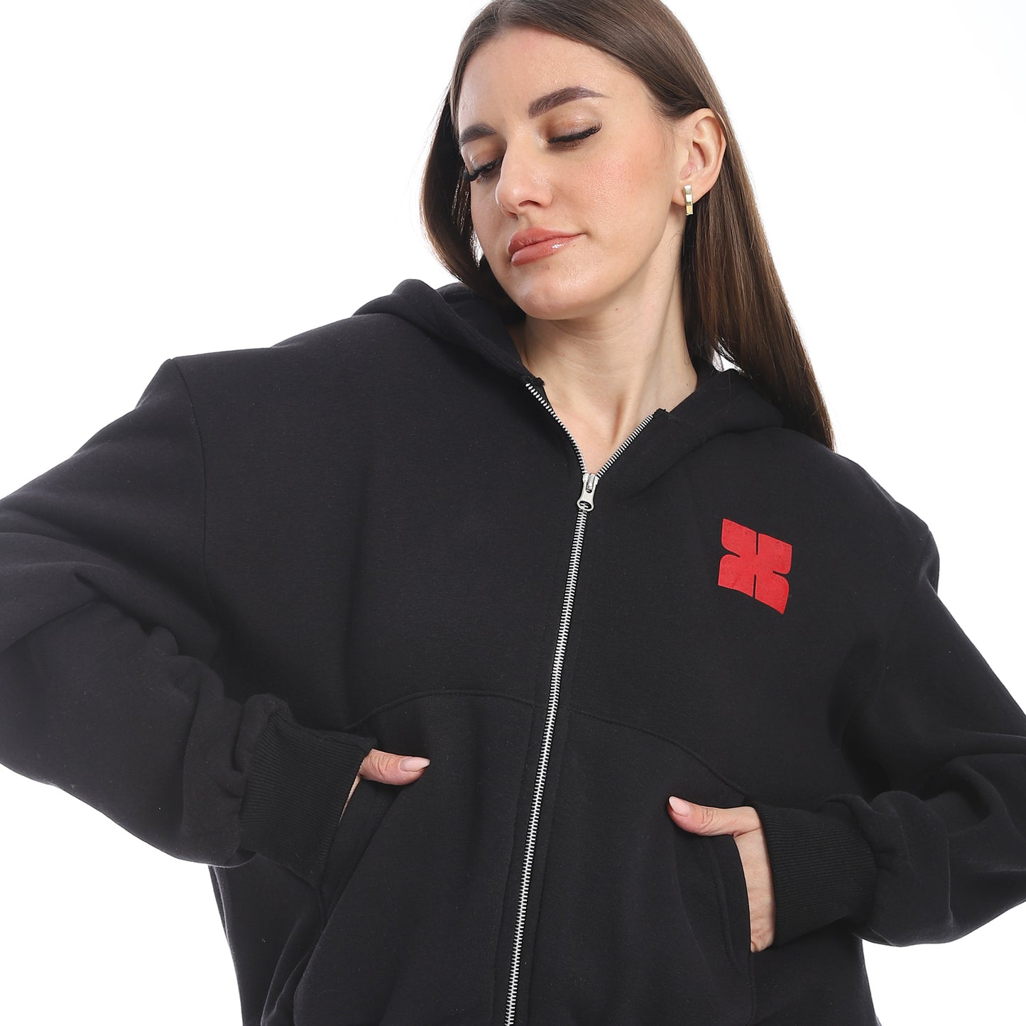 بنطلون نسائي من الكتان بساق واسعة من XTCY B25