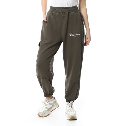 XTCY elastic pocket Pants women