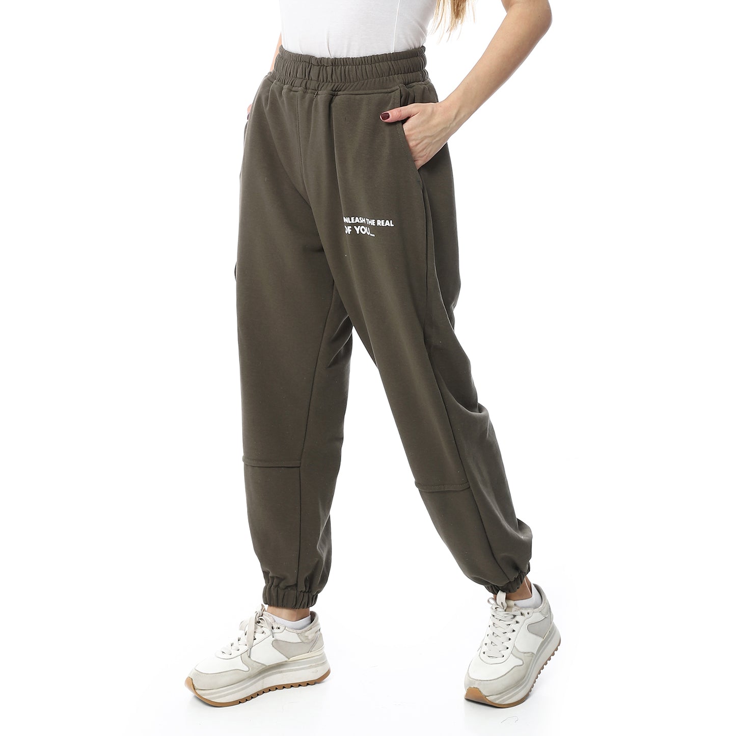XTCY elastic pocket Pants women