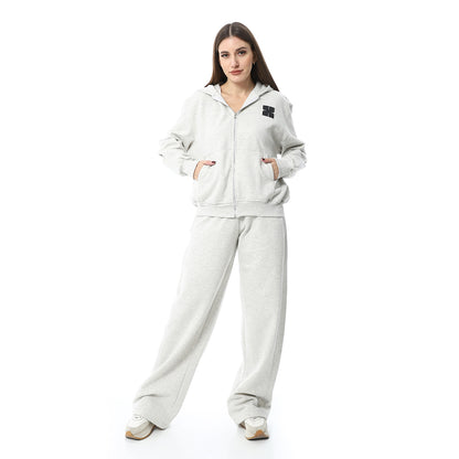 XTCY set with zipper with Pants elephant leg women
