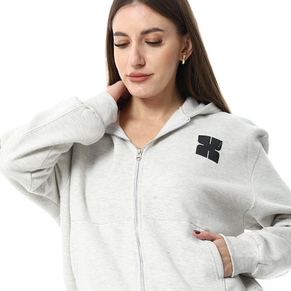 XTCY set with zipper with Pants elephant leg women