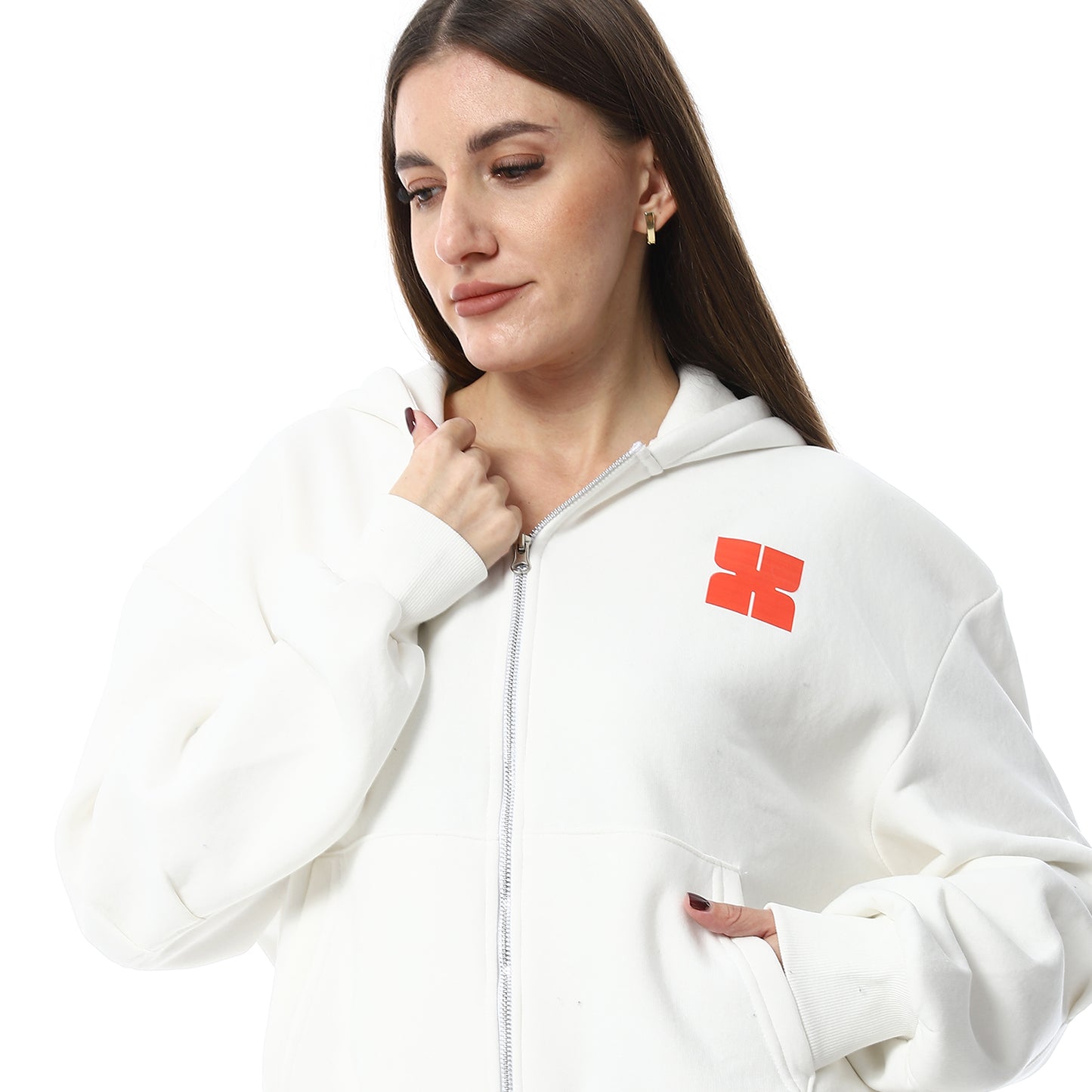 XTCY set with zipper with Pants elephant leg women