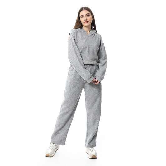 XTCY Milton Hood set Pants Elephant leg women