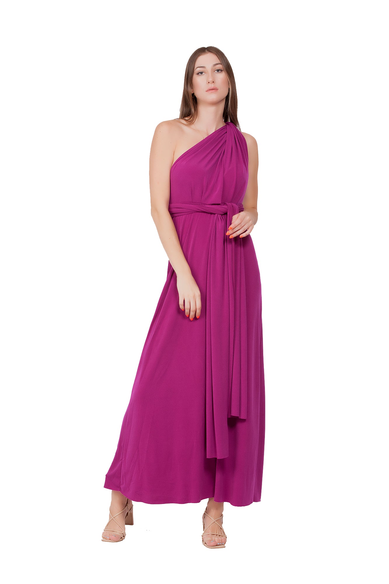 Multi Ways Casual Plain Dress