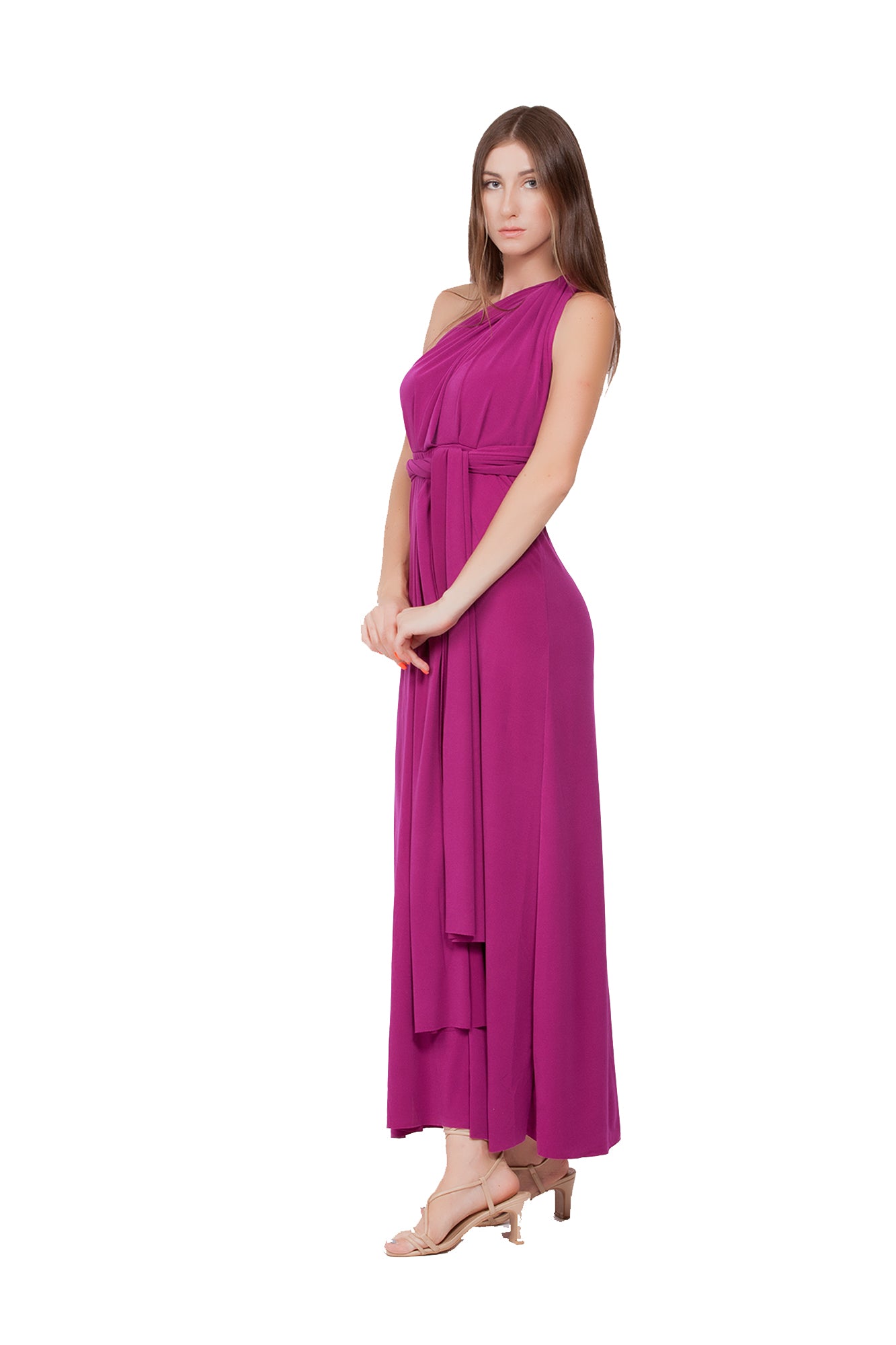 Multi Ways Casual Plain Dress