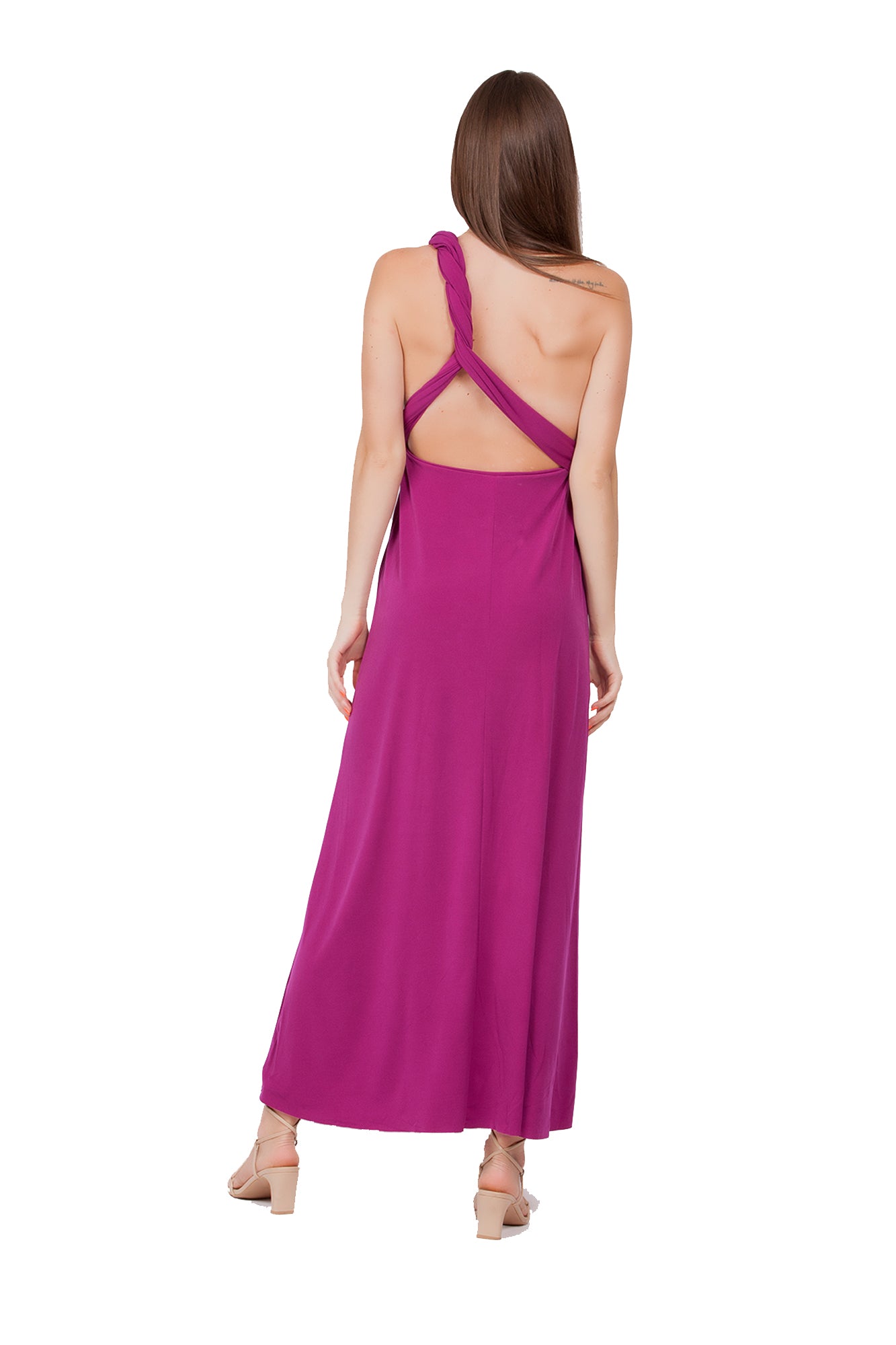 Multi Ways Casual Plain Dress