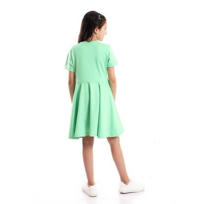 Kady short dress half sleeves girls