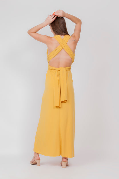 Multi Ways Casual Plain Dress