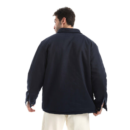 Jabardine jacket with zipper