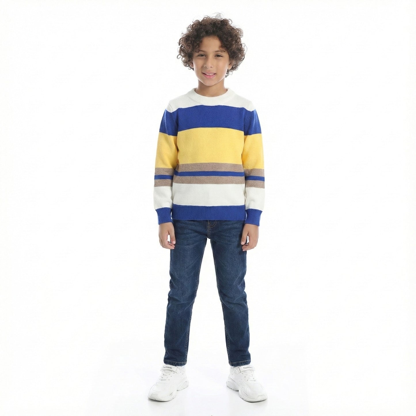 Bundle of 2 Pullover Bucklet Round Neck