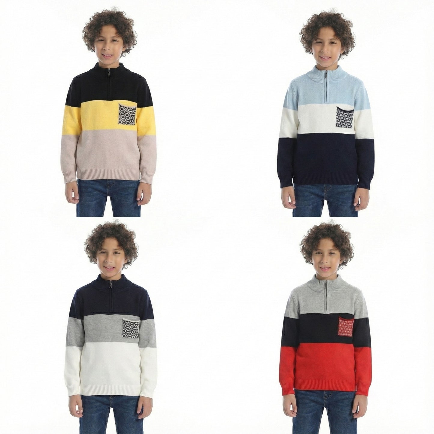 Bundle of 4 Half zipper pullover