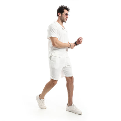 طقم شورت قصير سهل الارتداء من جوني كولار