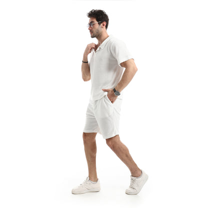 طقم شورت قصير سهل الارتداء من جوني كولار