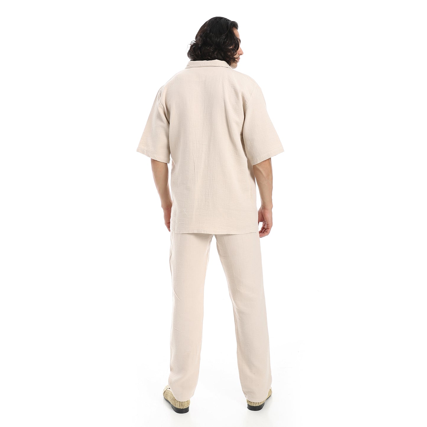 heavy linen suit with pant