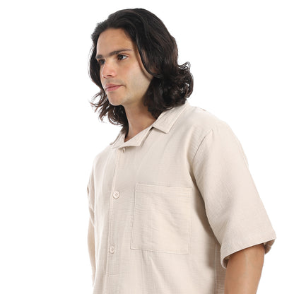 heavy linen suit with pant