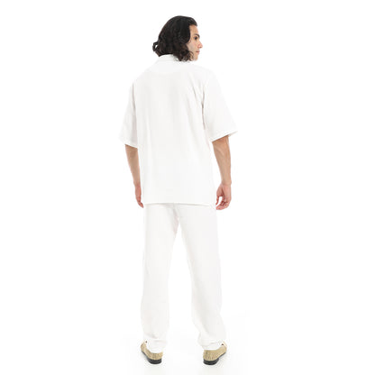 heavy linen suit with pant
