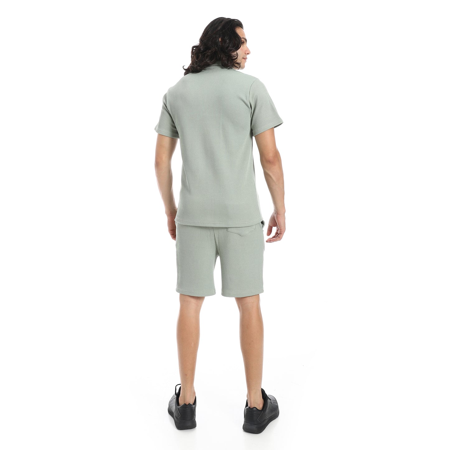 ribbed set with short