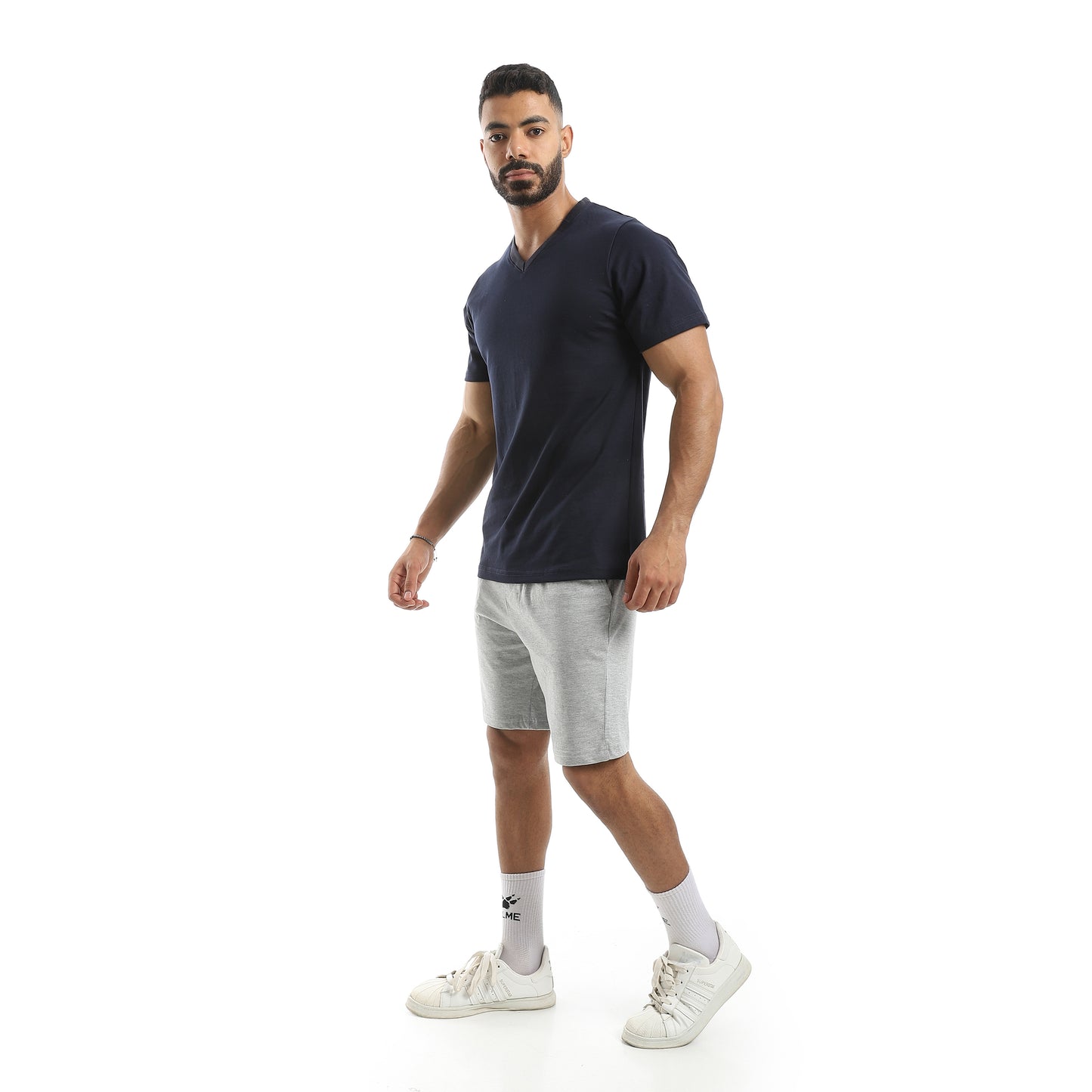 Half Sleeves T-Shirt Pijama Set with a Slip On Short