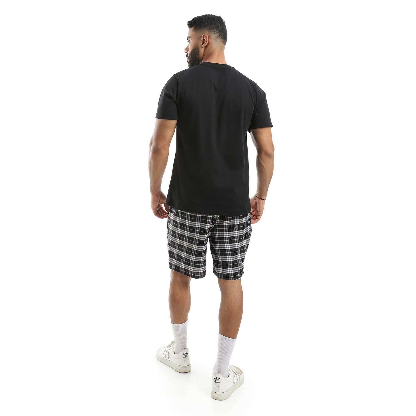 Cotton Short and V Collar Half Sleeves T-Shirt Pijama Set