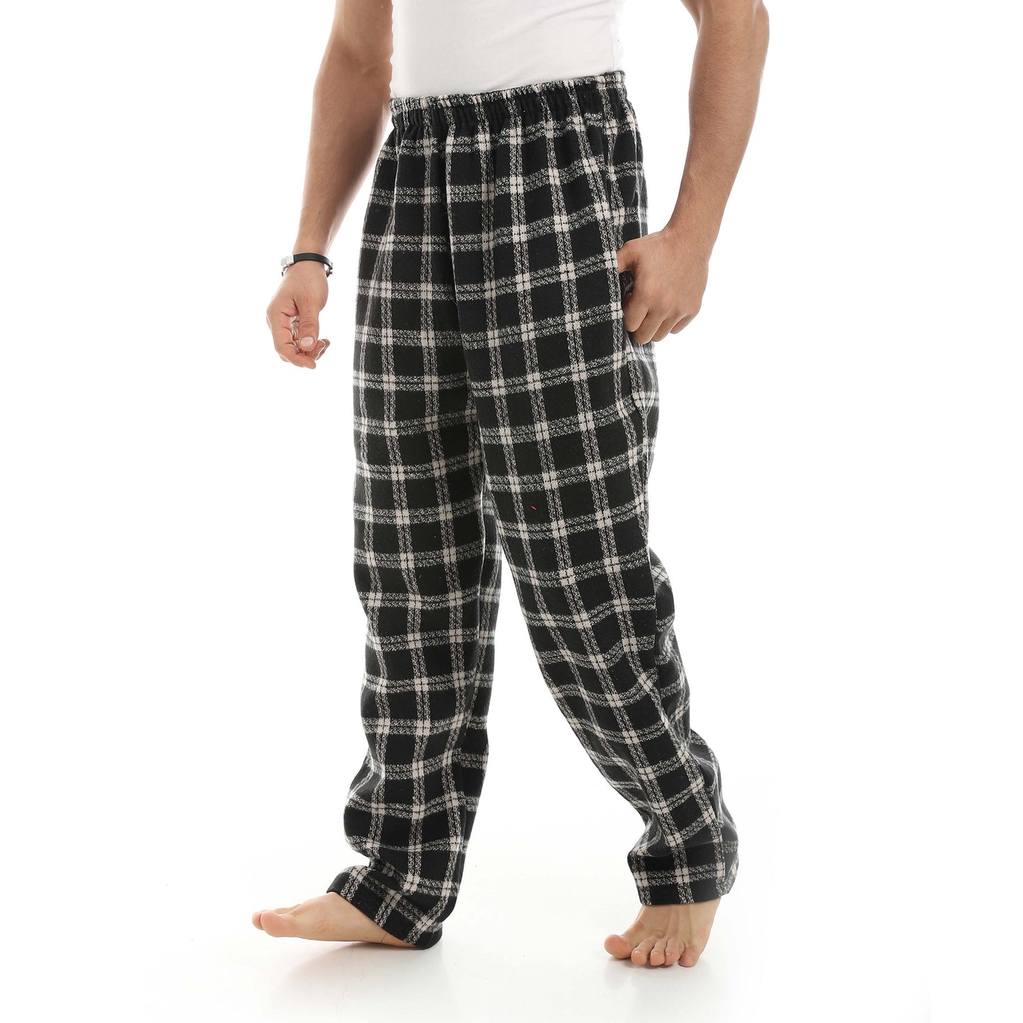 Red Circle Gingham Pant Men