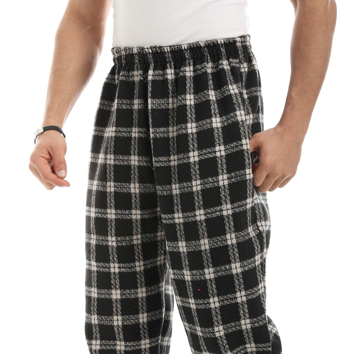 Red Circle Gingham Pant Men