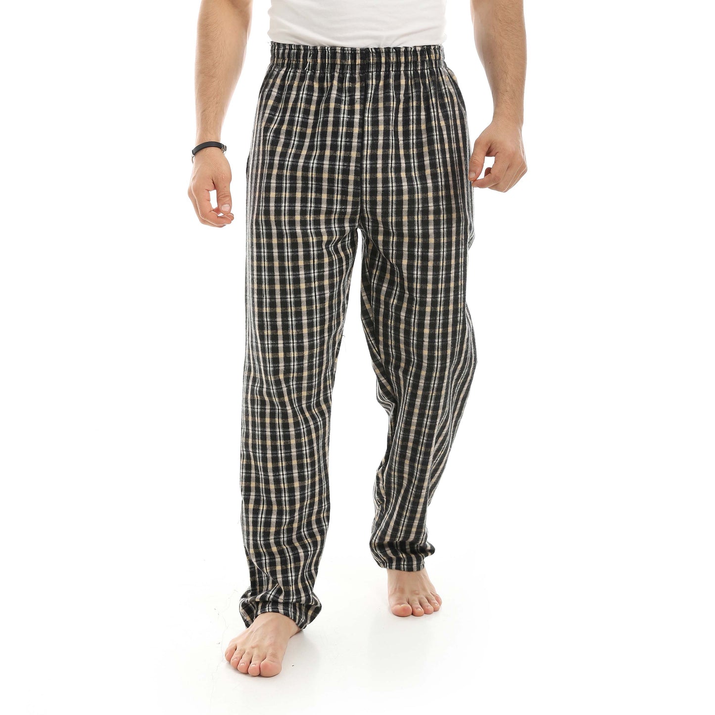 Red Circle Gingham Pant Men