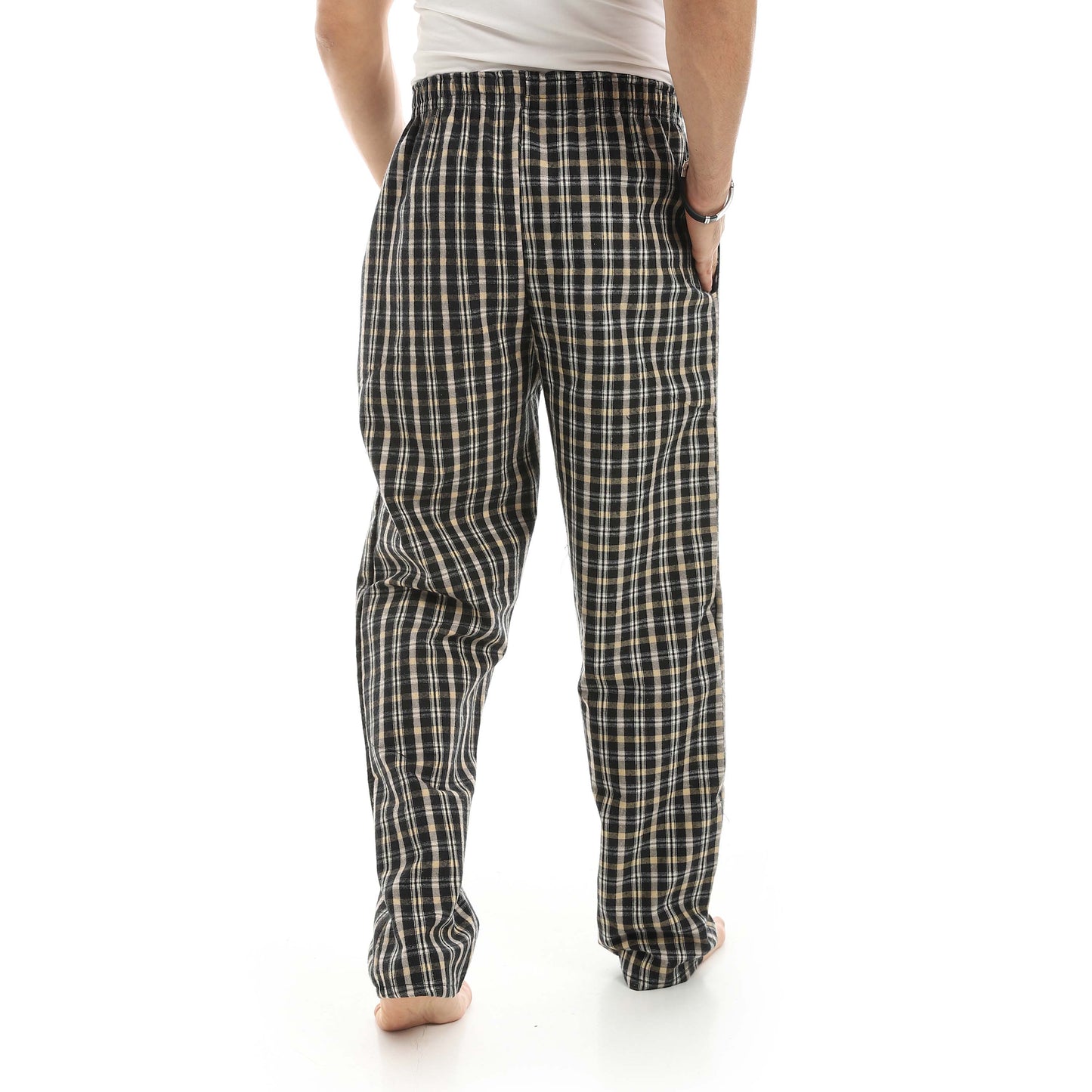 Red Circle Gingham Pant Men