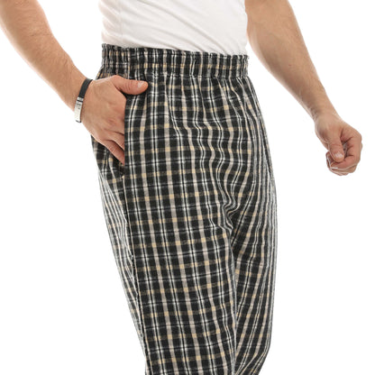 Red Circle Gingham Pant Men