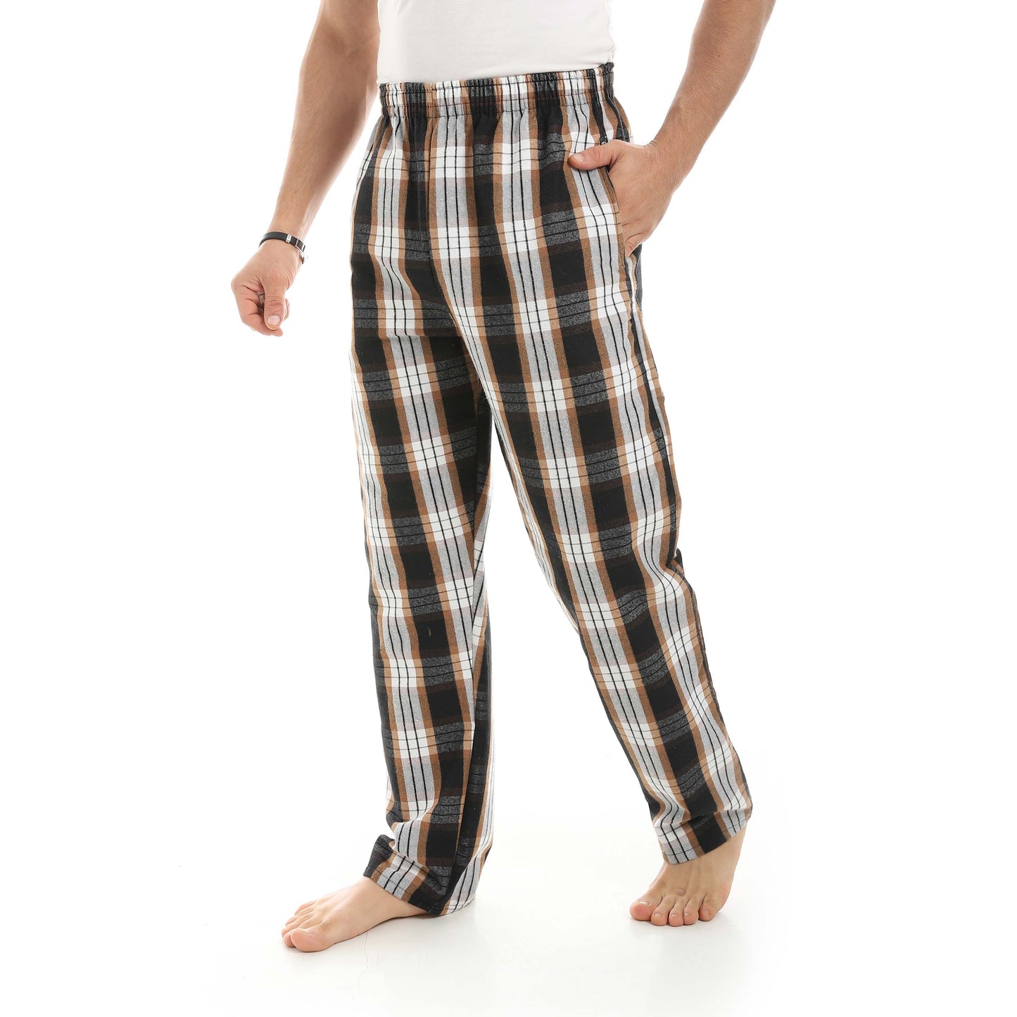 Red Circle Gingham Pant Men