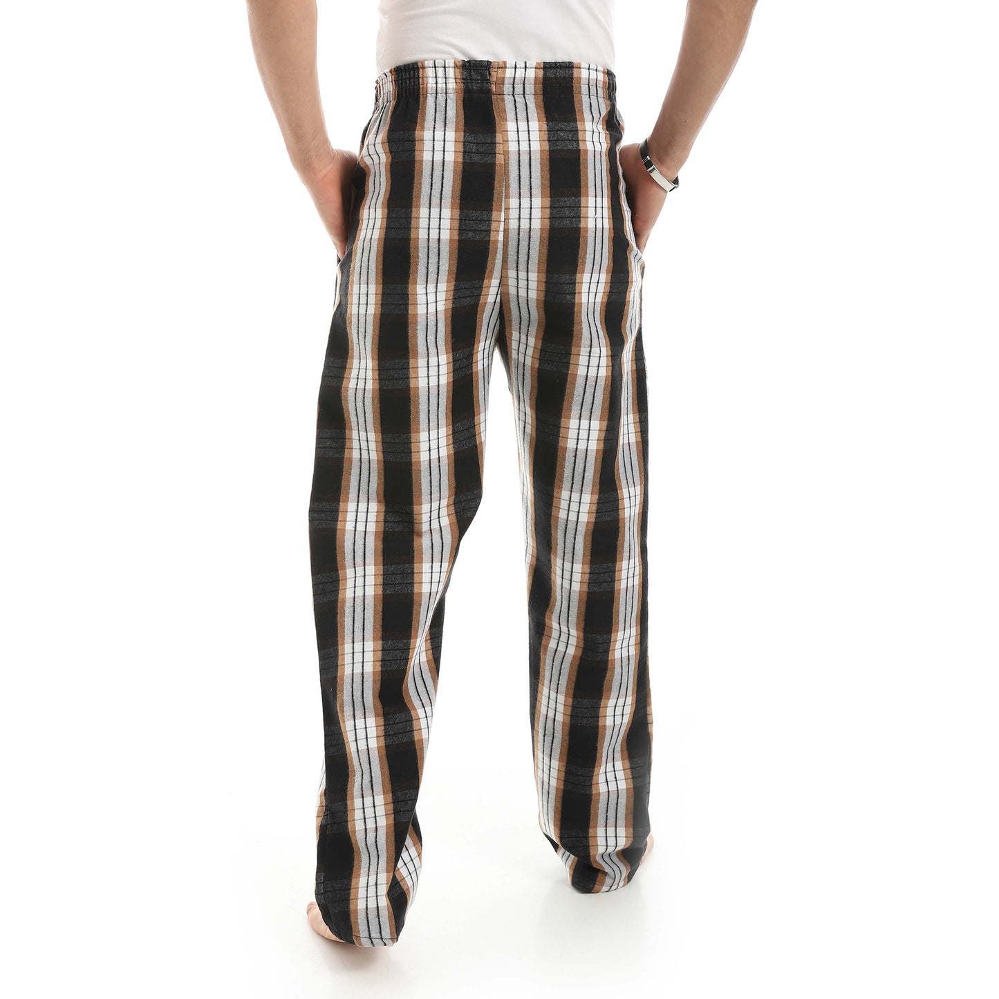 Red Circle Gingham Pant Men