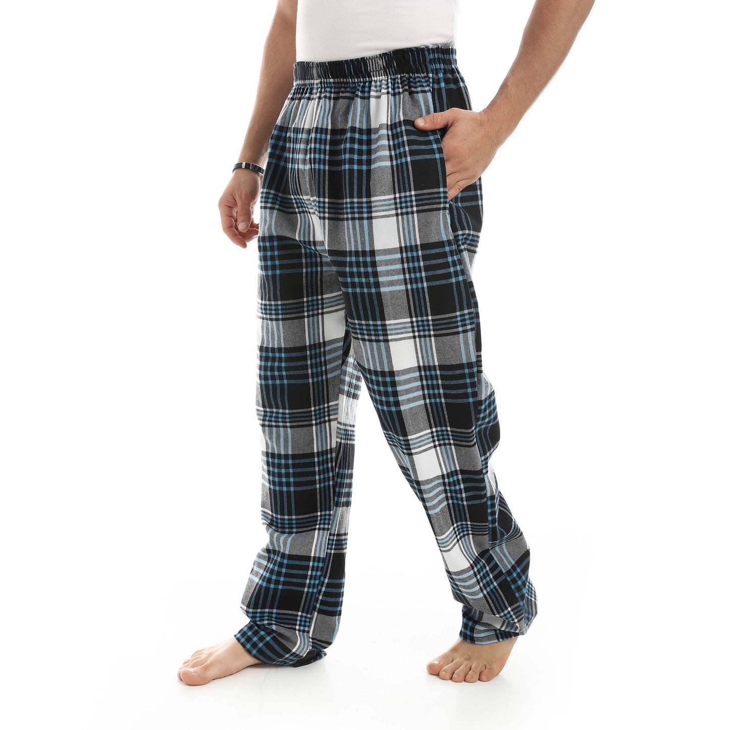 Red Circle Gingham Pant Men
