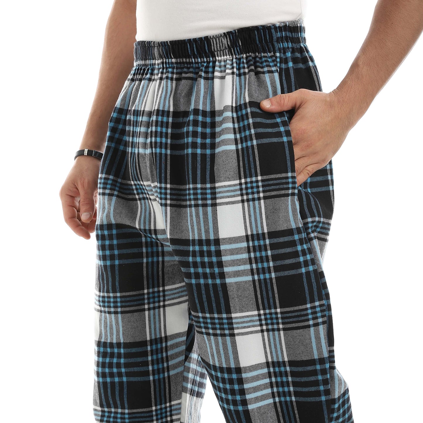 Red Circle Gingham Pant Men