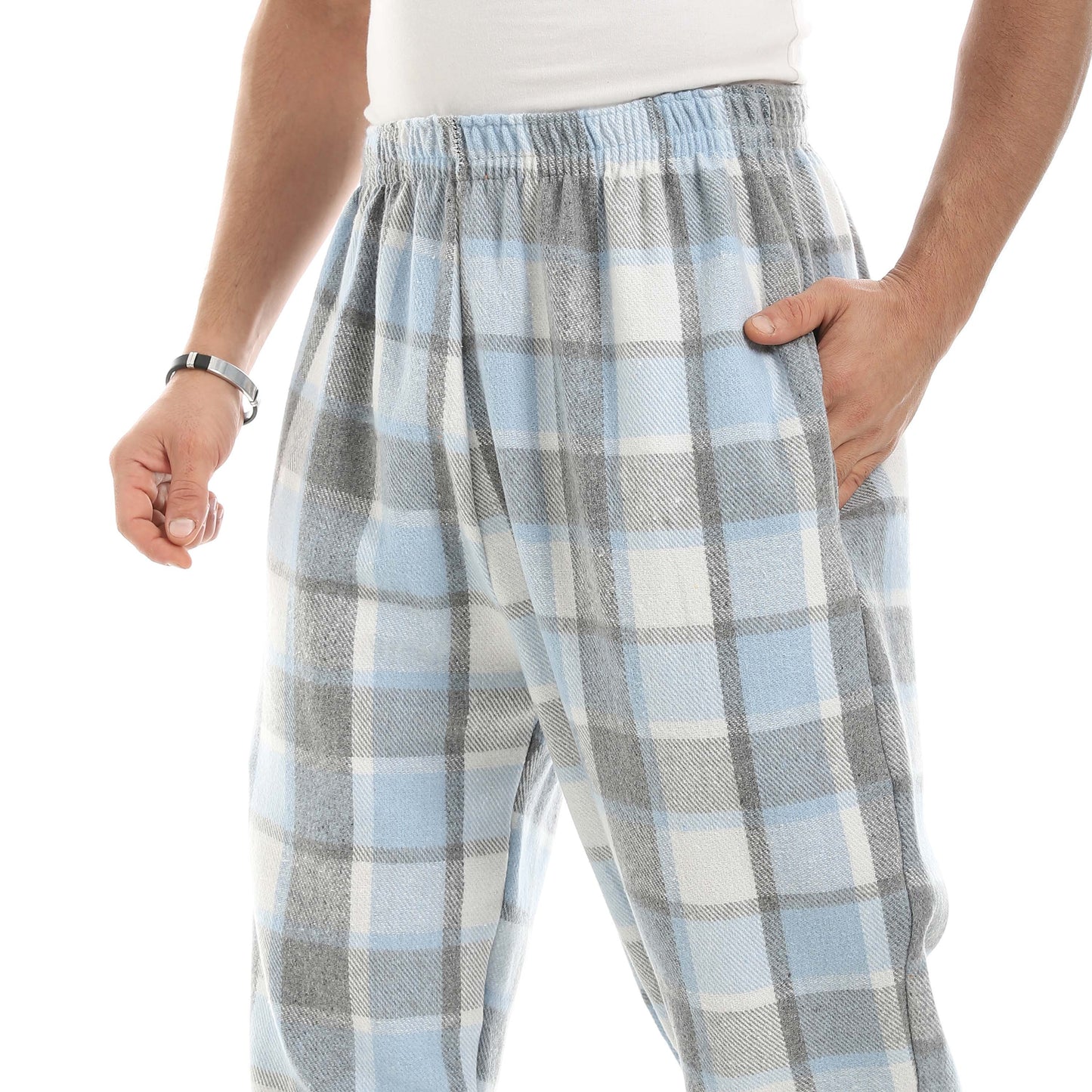 Red Circle Gingham Pant Men