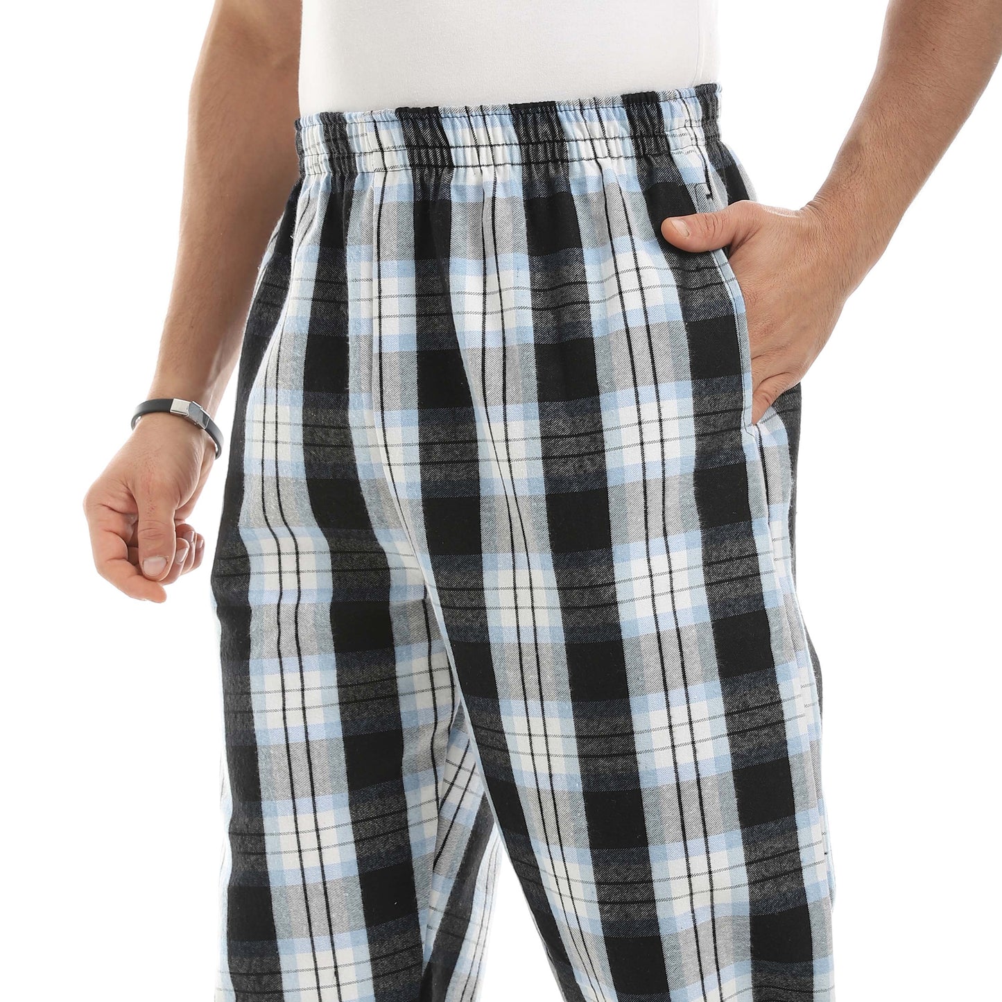 Red Circle Gingham Pant Men