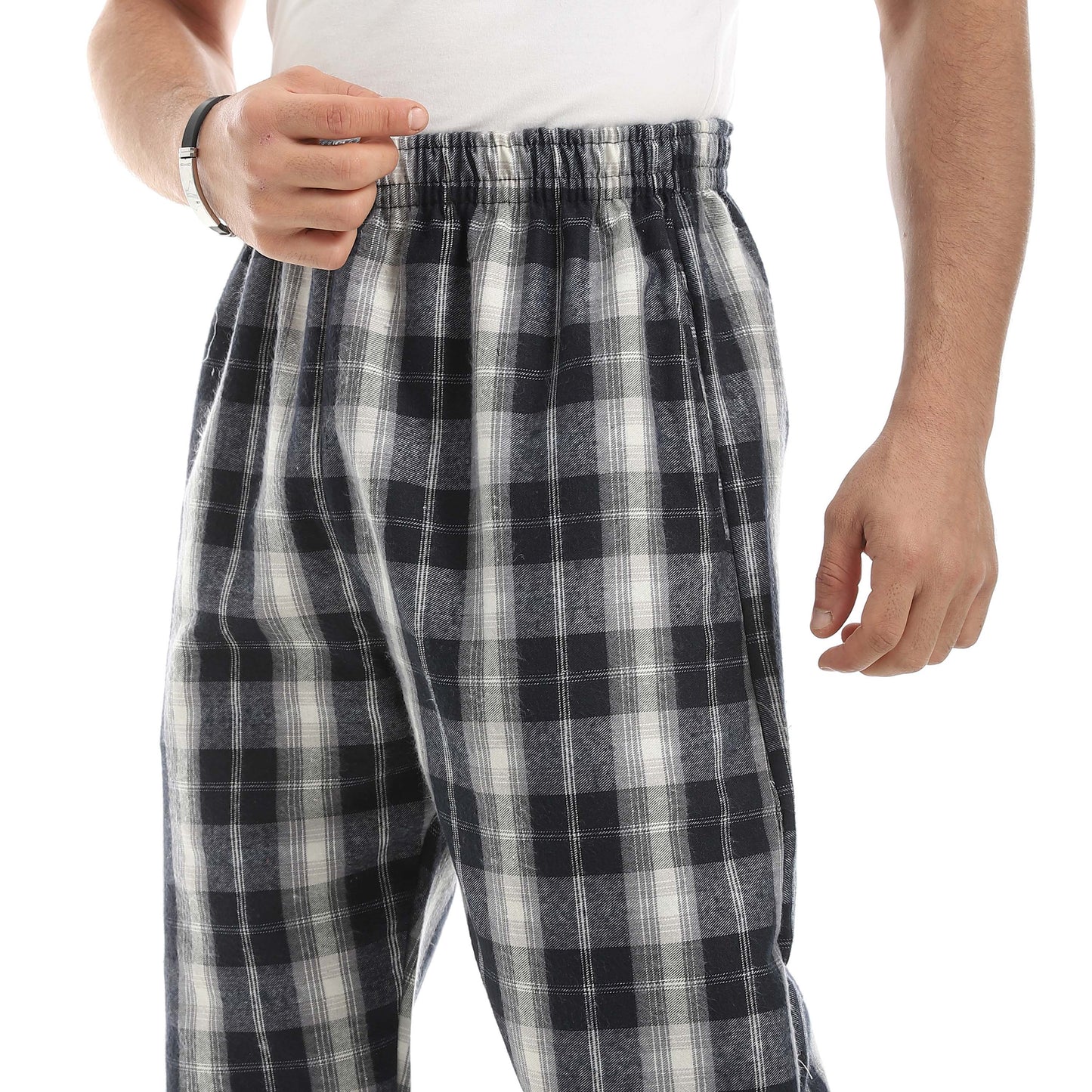 Red Circle Gingham Pant Men