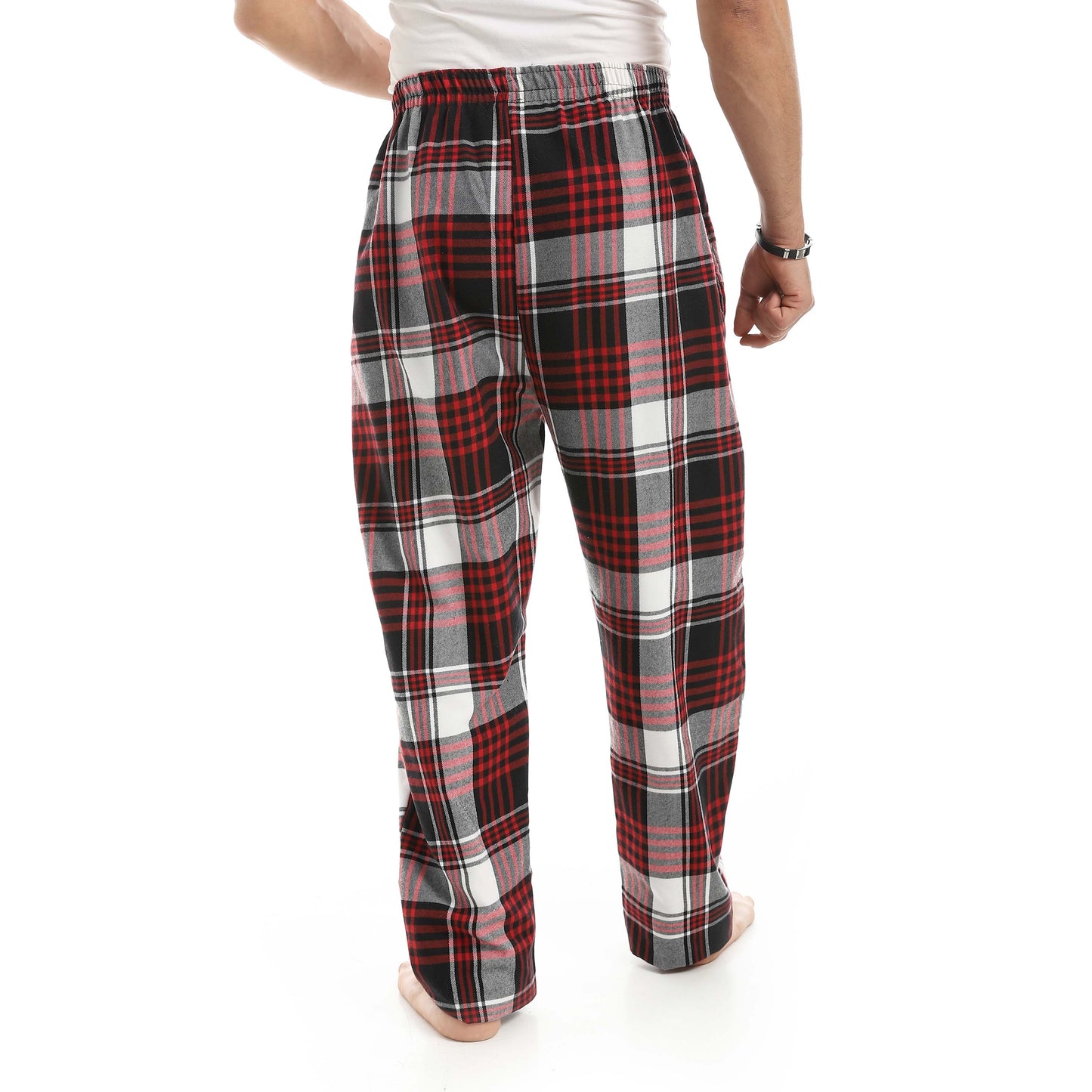 Red Circle Gingham Pant Men