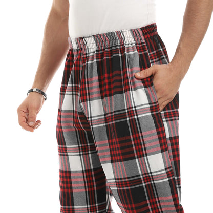 Red Circle Gingham Pant Men