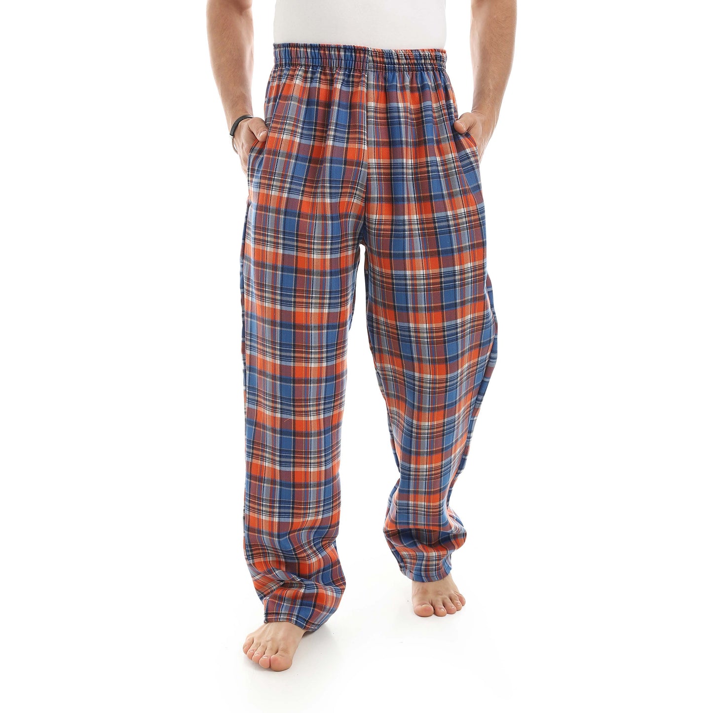 Red Circle Gingham Pant Men