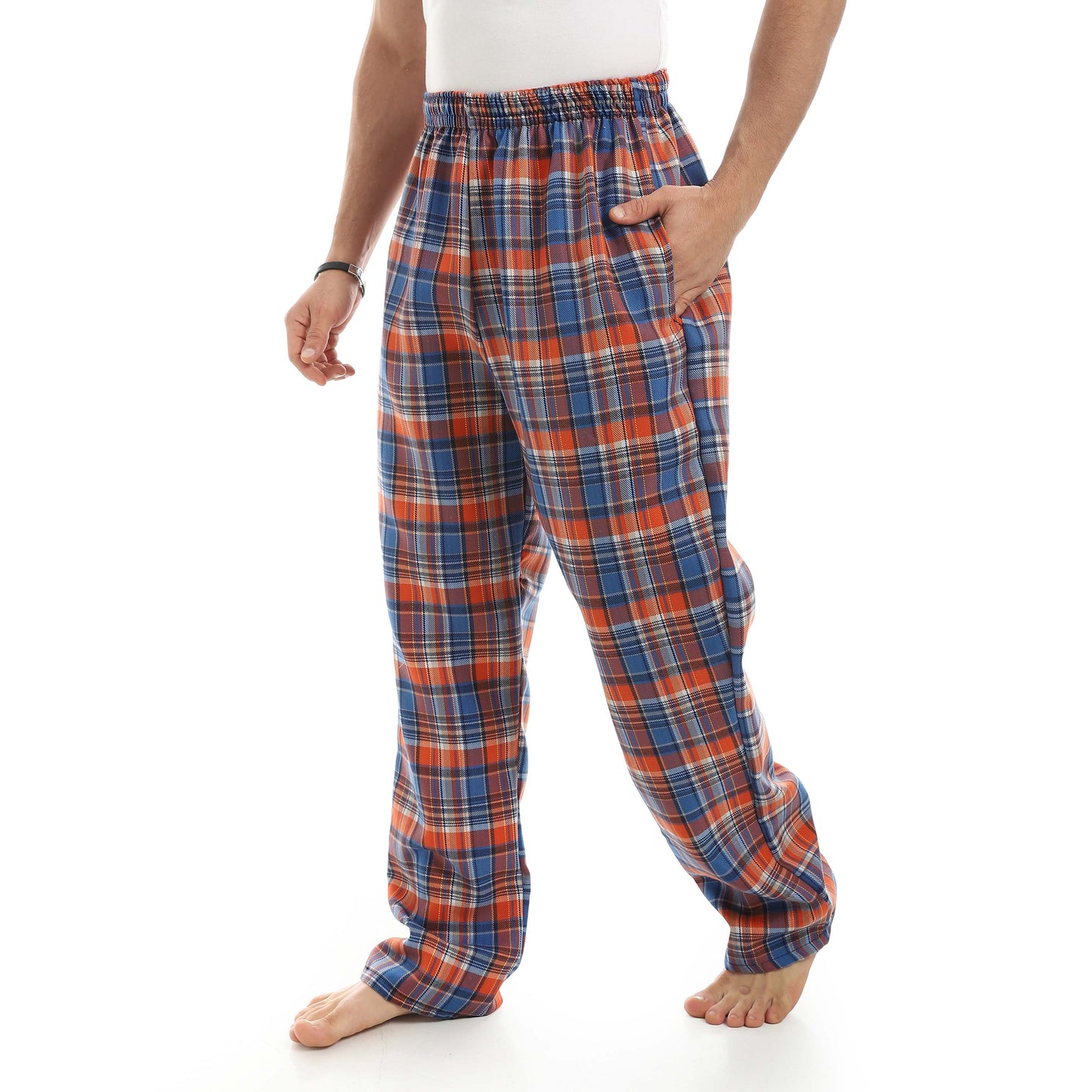 Red Circle Gingham Pant Men