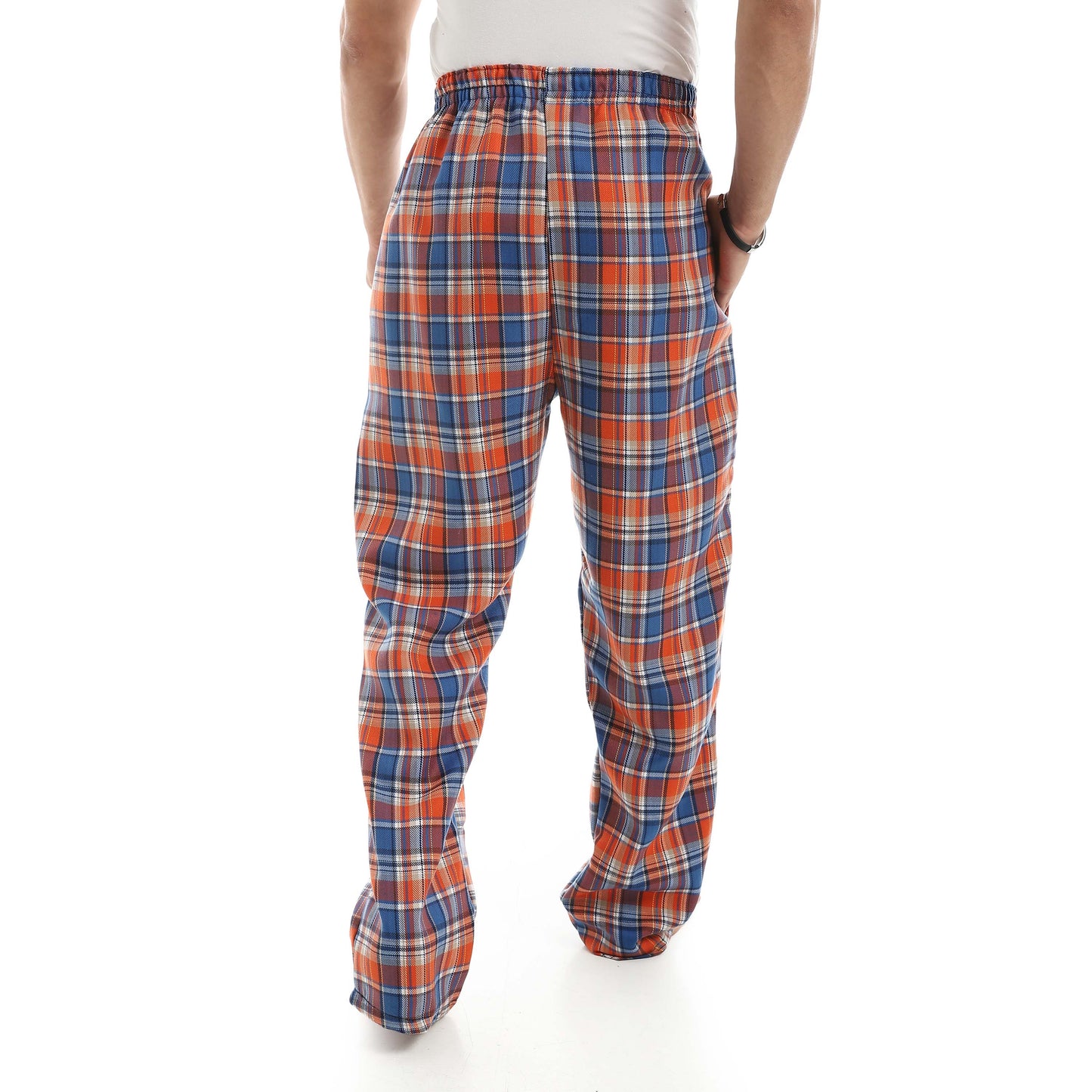 Red Circle Gingham Pant Men