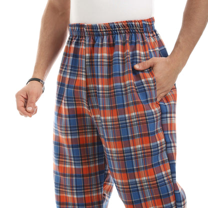 Red Circle Gingham Pant Men